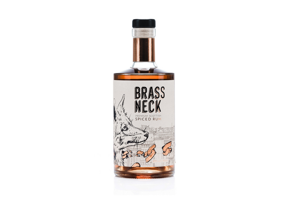 Brass Neck Scottish Rum 70cl xx