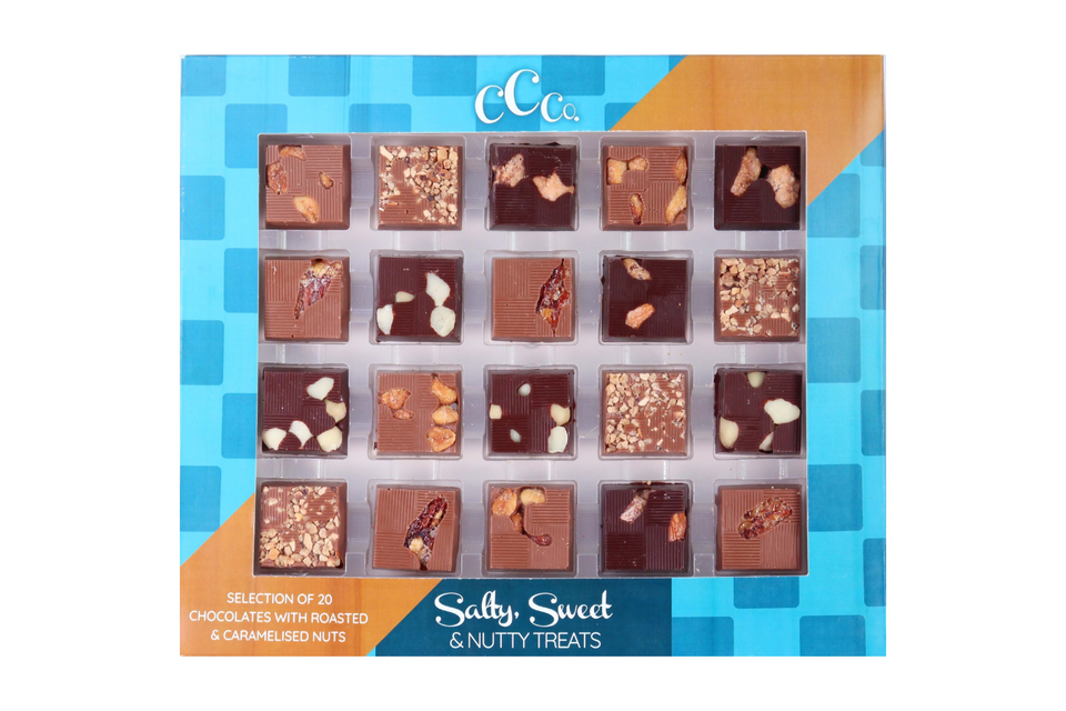 Assorted Mini Nutty Chocolate Squares xx
