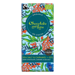 Chocolate and Love Fairtrade Organic Chocolate Bars