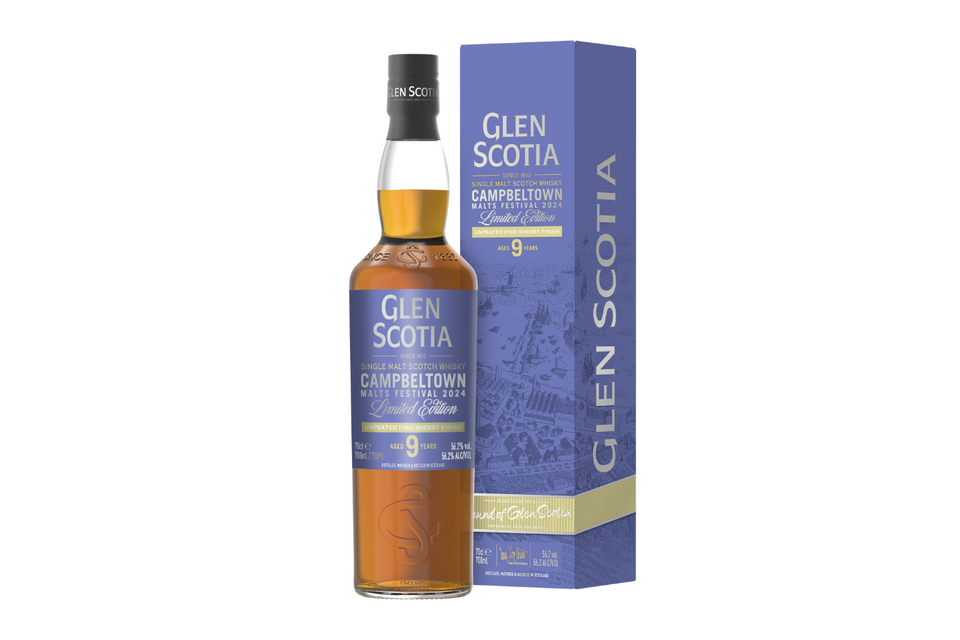 Glen Scotia 9 Year Old Fino Sherry Cask Finish 56.2% Single Malt Scotch Whisky 70cl - Campbeltown Malts Festival 2024 Limited Edition - 10% OFF xx