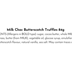 Butterscotch & Sea Salt Truffle Milk Chocolate Taster Pack