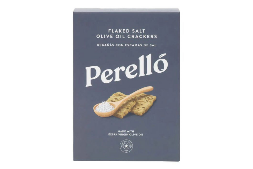 Perello Flaked Salt & Olive Oil Crackers xx