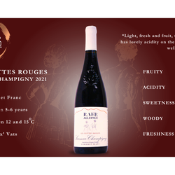 RAER Alliance Les Elettes Rouges Saumur Champigny 2021