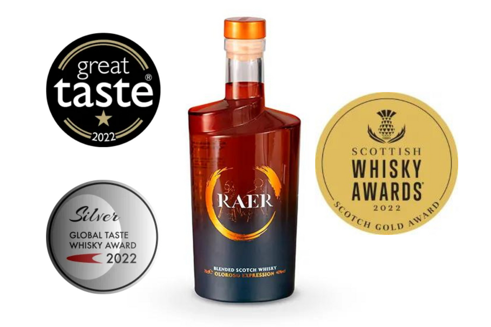 RAER Oloroso Expression 40% Blended Scotch Whisky 70cl xx