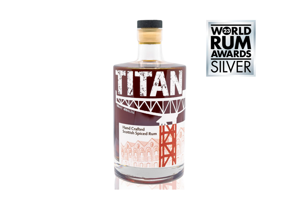 Titan Scottish Spiced Rum 70cl - Award Winning Scottish Rum xx