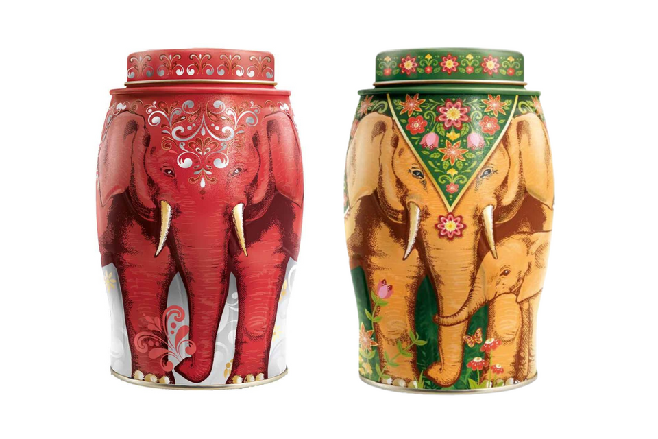 Medium Williamson Elephant Tea Caddies (20 Teabags) xx