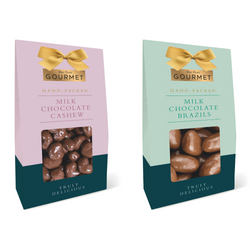 Gift Boxes of Chocolate Enrobed Nuts