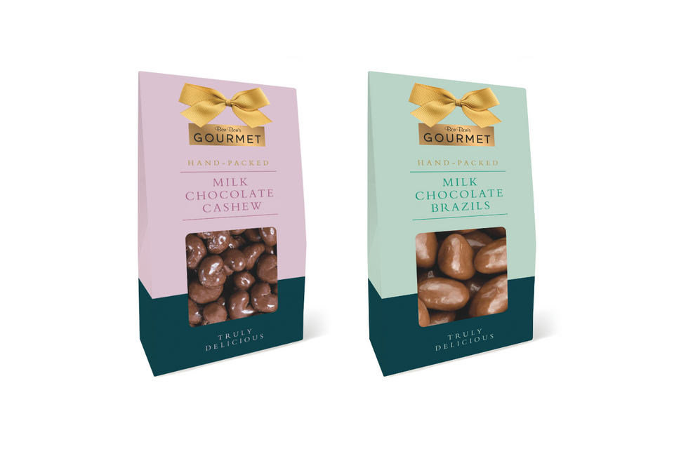 Gift Boxes of Chocolate Enrobed Nuts xx
