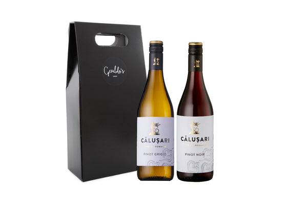 Calusari Pinot Grigio & Pinot Noir Wine Gift Pack