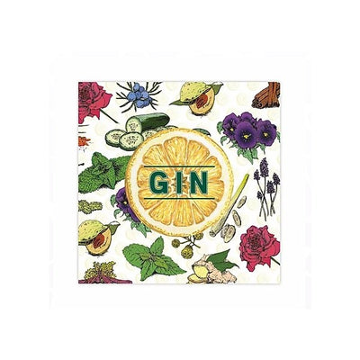Gin Greetings Card (with magnet)