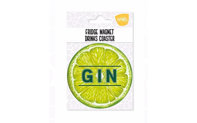 Gin Lime Fridge Magnet and Coaster