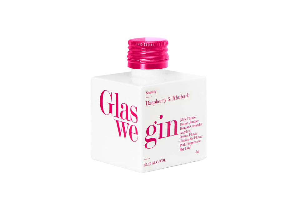 Glaswegin Raspberry & Rhubarb Gin 5cl xx