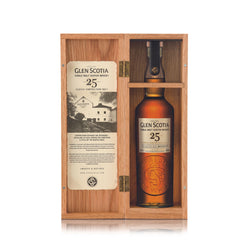 Glen Scotia 25 Year Old 48.8% Single Malt Scotch Whisky 70cl - 10% OFF