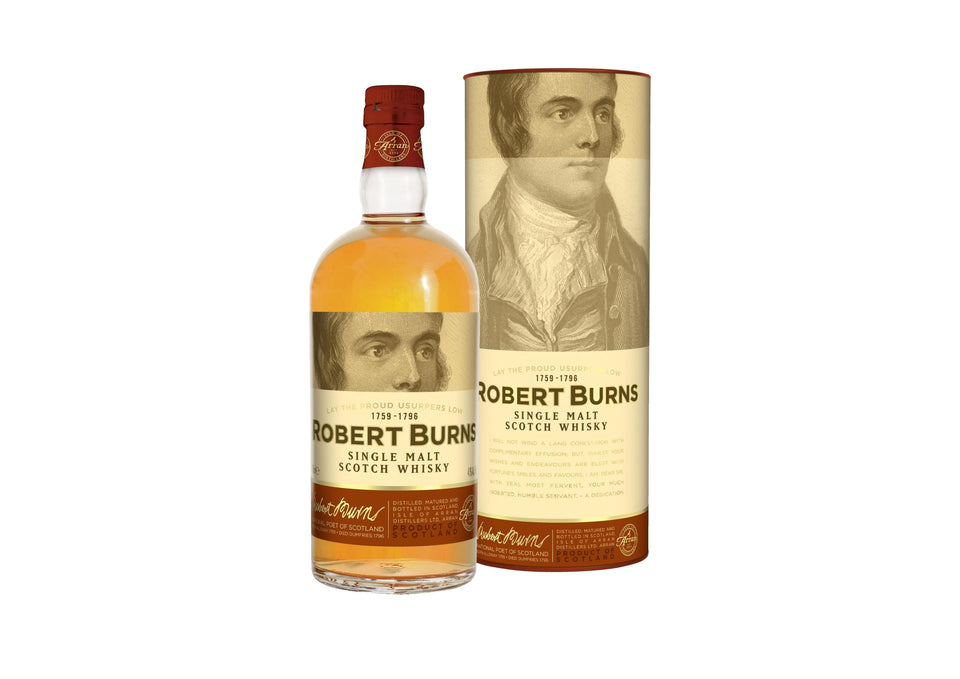 Robert Burns 43% Single Malt Scotch Whisky 70cl - 10% OFF xx