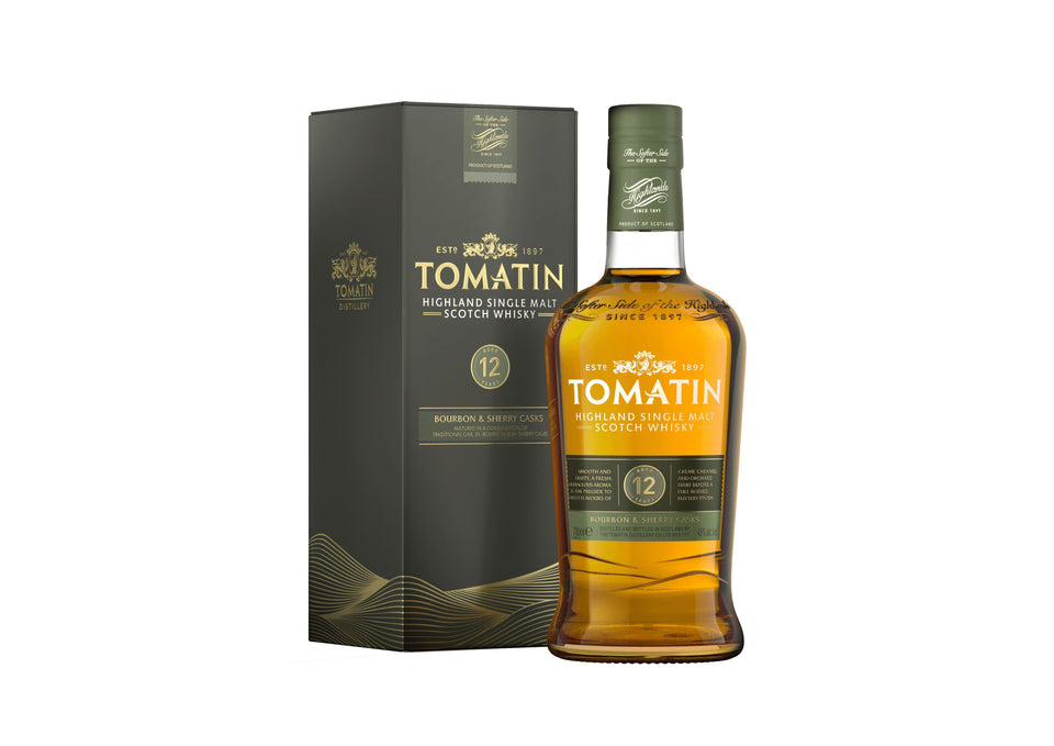 Tomatin 12 Year Old 43% Single Malt Scotch Whisky 70cl - £10 OFF xx