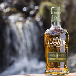 Tomatin 12 Year Old 43% Single Malt Scotch Whisky 70cl - £10 OFF