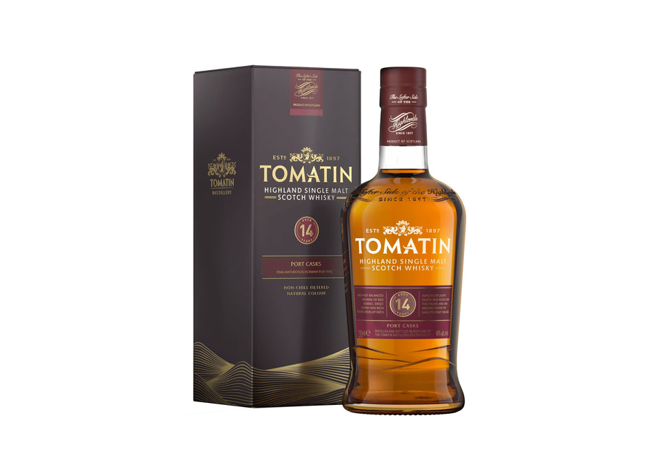 Tomatin Port Cask 14 Year Old 46% Single Malt Scotch Whisky 70cl - £12 OFF xx