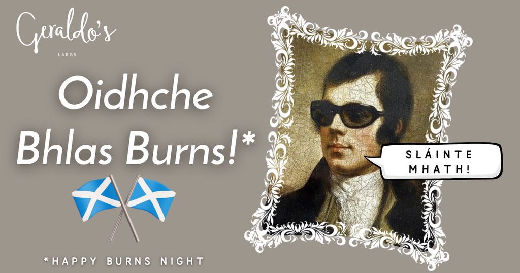 Celebrating Burns Night with Geraldo's – Geraldo's of Largs