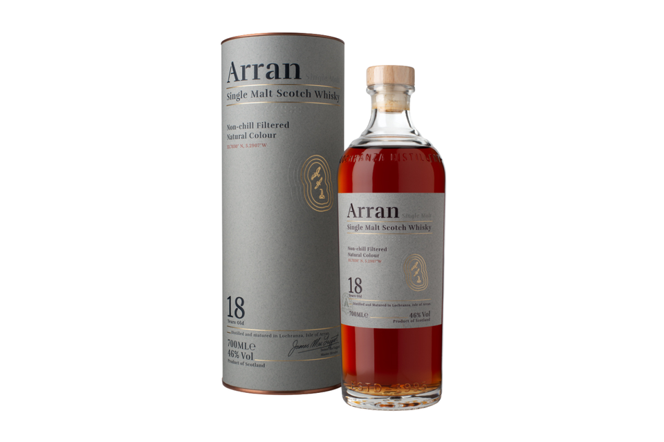 Arran 18 Year Old 46% Single Malt Scotch Whisky 70cl xx