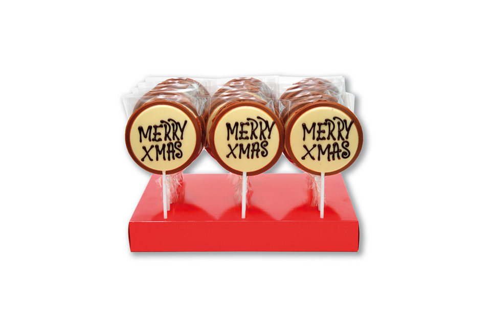 Merry Christmas Chocolate Lolly xx