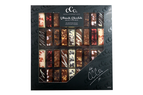 36 Assorted Solid Chocolate Fingers Gift Box