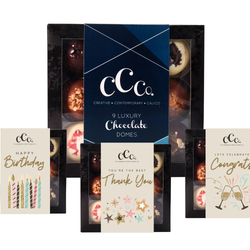 9 Assorted Solid Chocolate Domes Gift Box