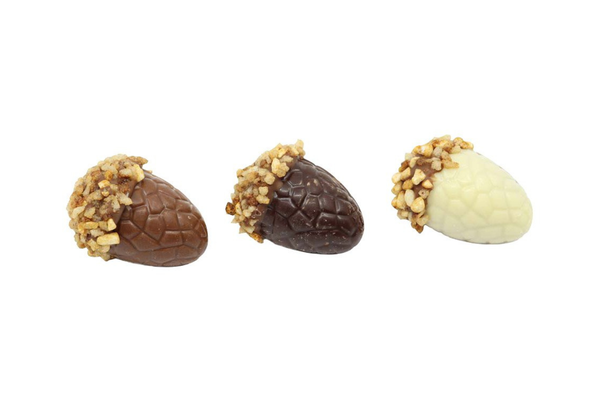 Crispy Acorns with Hazelnut Praline