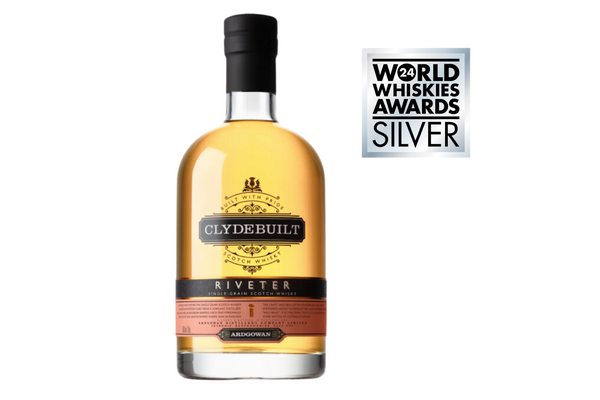 Ardgowan "Clydebuilt Riveter" 15 Year Old 50% Single Grain Scotch Whisky 70cl