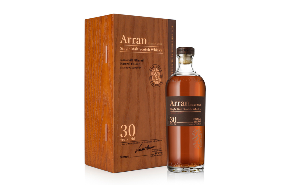 NEW - Arran 30 Year Old 46% Single Malt Scotch Whisky 70cl xx