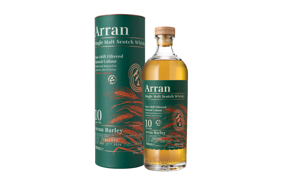 NEW - Arran Barley 10 Year Old 50% Single Malt Scotch Whisky Batch 002 70cl xx