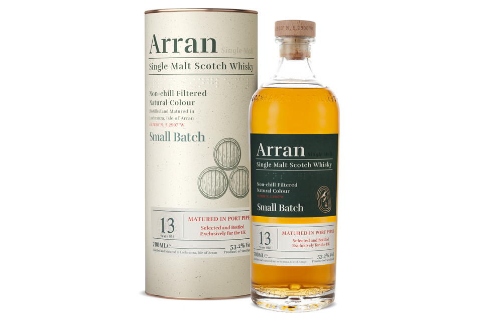 Arran Small Batch Ex-Port Pipes Casks 53.2% Single Malt Scotch Whisky 70cl - 10% OFF xx