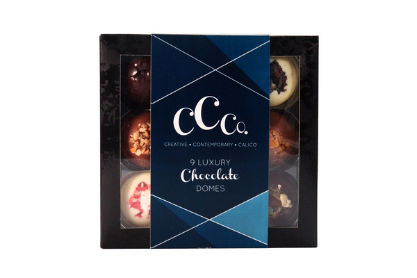 9 Assorted Solid Chocolate Domes Father's Day Gift Box