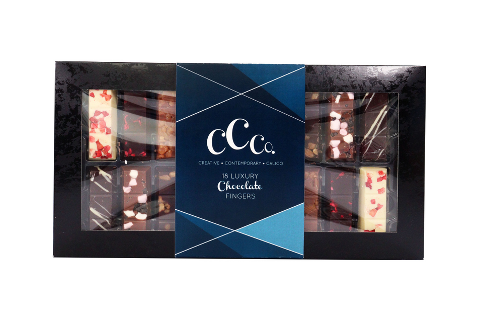 Assorted Solid Chocolate Fingers Father's Day Gift Box (18 pieces) xx