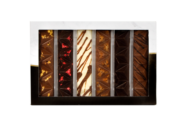 Selection of 6 Solid Chocolate Sticks