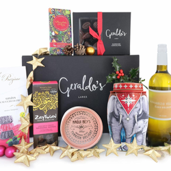 Christmas Vegan Treats Hamper with Red or White Wine -CVTH