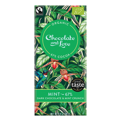 Chocolate and Love Organic, Fairtrade Vegan Chocolate Bars