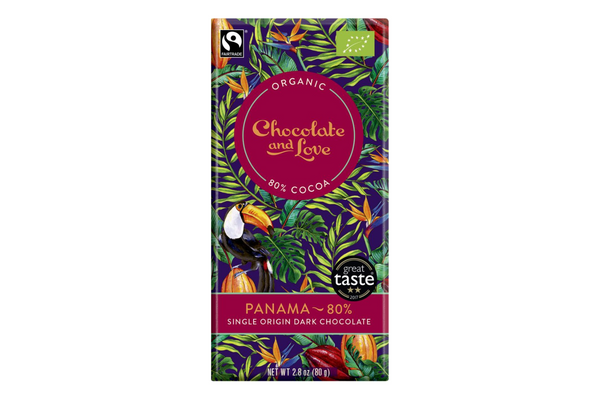 Chocolate and Love Organic, Fairtrade Vegan Chocolate Bars