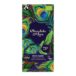 Chocolate and Love Fairtrade Organic Chocolate Bars