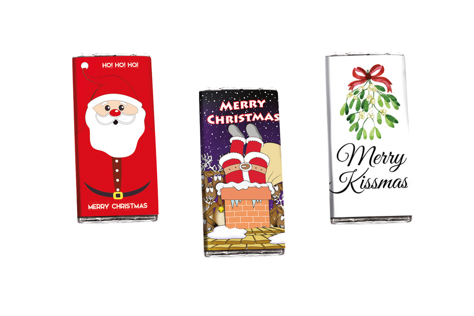 Christmas Chocolate Bars xx