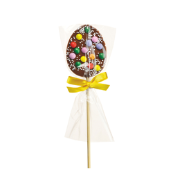Rainbow Chocolate Egg Lolly