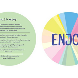 Enjoy Fridge Magnet and Coaster