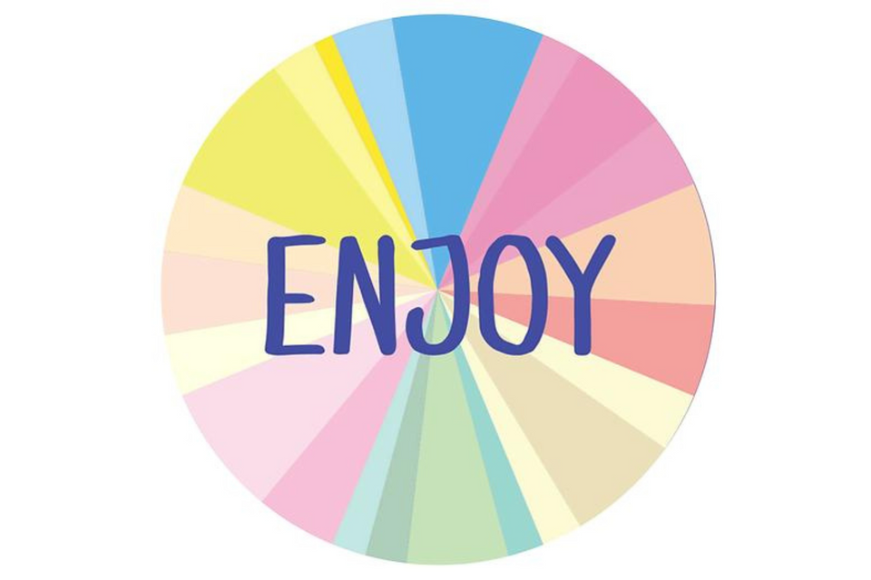 Enjoy Fridge Magnet and Coaster xx