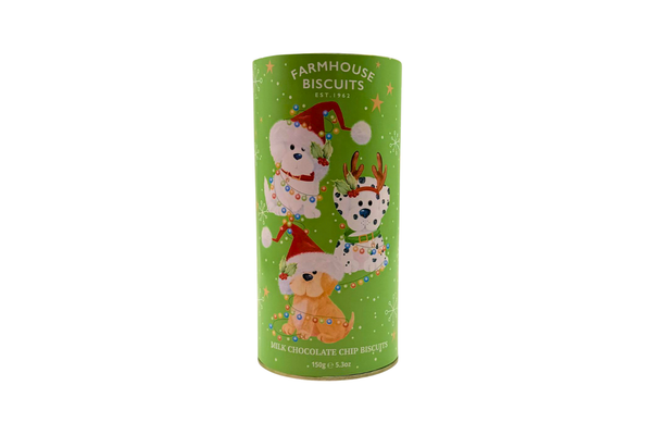 Farmhouse Biscuit Christmas Puppy and Kitten Tubes