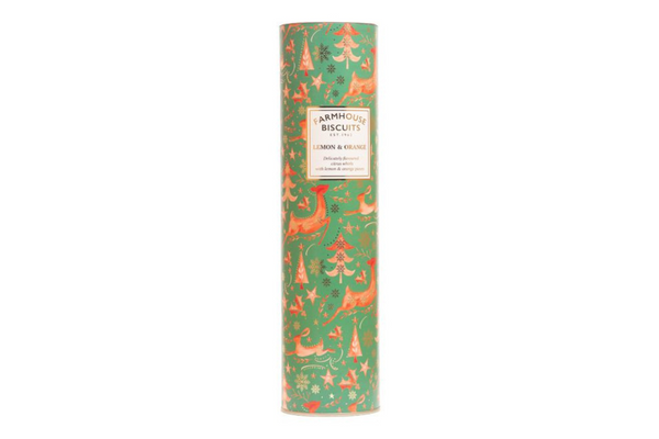 Luxury Christmas Biscuit Tubes