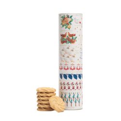 Luxury Christmas Biscuit Tubes