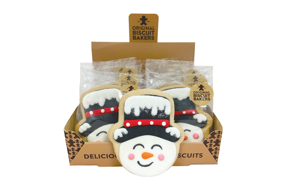Iced Snowman Cookie xx