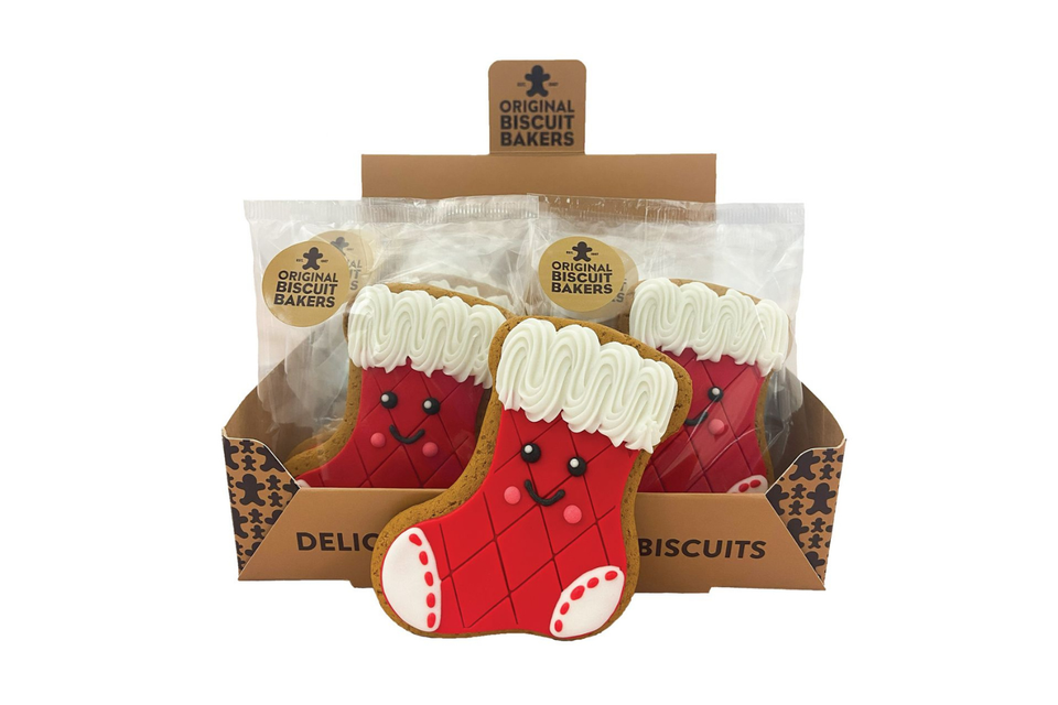 Christmas Stocking Gingerbread Biscuit xx
