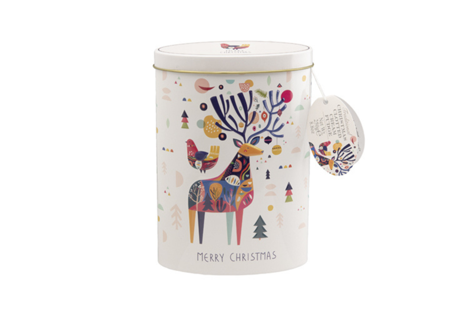 Christmas Stag Clotted Cream Fudge Tin xx