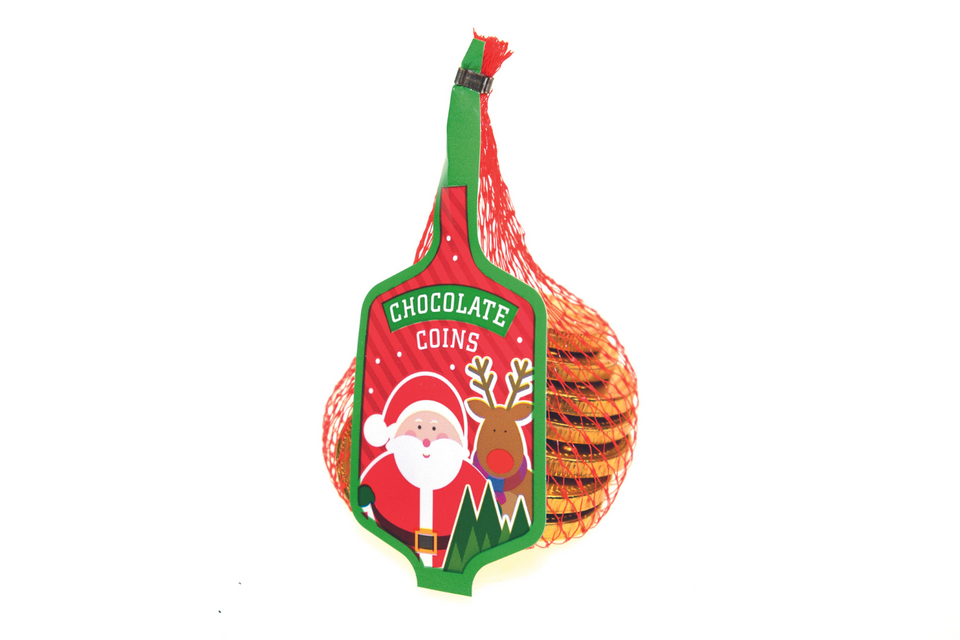 Net Bag of Christmas Chocolate Coins 75g xx
