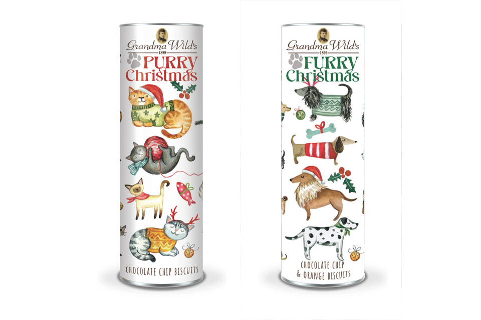 Grandma Wild's Christmas Pet Biscuit Tubes xx